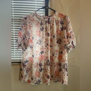 (3/$23) Rachel Zoe Boho Floral Top